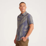 Roark Roark Men's Bless Up Short Sleeve Shirt - Fire Fern Slate Fire Fern Slate S Mens Button Up Short Sleeve Shirts