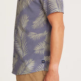 Roark Roark Men's Bless Up Short Sleeve Shirt - Fire Fern Slate Fire Fern Slate S Mens Button Up Short Sleeve Shirts