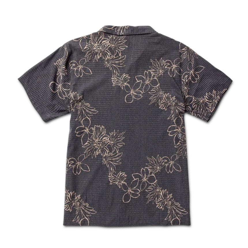 Roark Roark Men's Bless Up Trail Short Sleeve Shirt - Onyx Onyx M Mens Button Up Short Sleeve Shirts