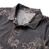 Roark Roark Men's Bless Up Trail Short Sleeve Shirt - Onyx Onyx M Mens Button Up Short Sleeve Shirts