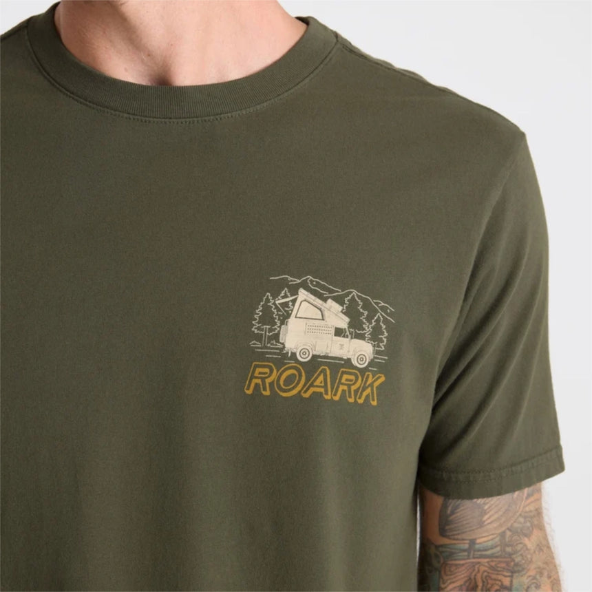 Roark Roark Men's Camper Premium Short Sleeve Tee - Military Military S Mens T-Shirts