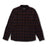 Roark Roark Men's Crossroads Organic Cotton Flannel - Dark Brown Dark Brown M Mens Flannel Long Sleeve Shirts