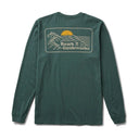 Roark Roark Men's Earth & Sea Long Sleeve Shirt - Slate Green Slate Green M Mens Long Sleeve T-Shirts