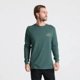 Roark Roark Men's Earth & Sea Long Sleeve Shirt - Slate Green Slate Green M Mens Long Sleeve T-Shirts