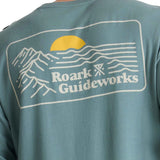 Roark Roark Men's Earth & Sea Long Sleeve Shirt - Slate Green Slate Green M Mens Long Sleeve T-Shirts