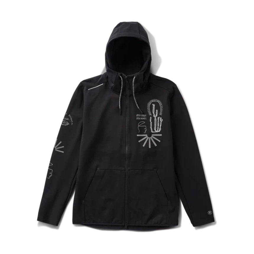 Roark Men's El Morro Zip Fleece 2.0 - Black