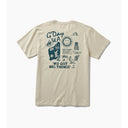 Roark Roark Men's G'Day W.A. Short Sleeve Shirt - Ivory Ivory S Mens T-Shirts