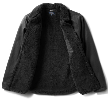 Roark Roark Men's Hebrides Sherpa Jacket - Black Black S Mens Street Jackets