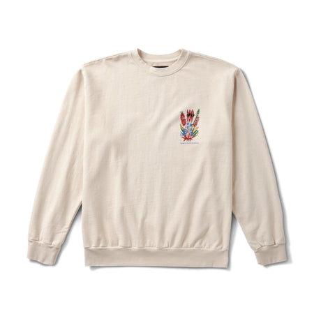 Roark Roark Men's House OF Darwin Crew - Bone Bone M Mens Pullover Hoodies