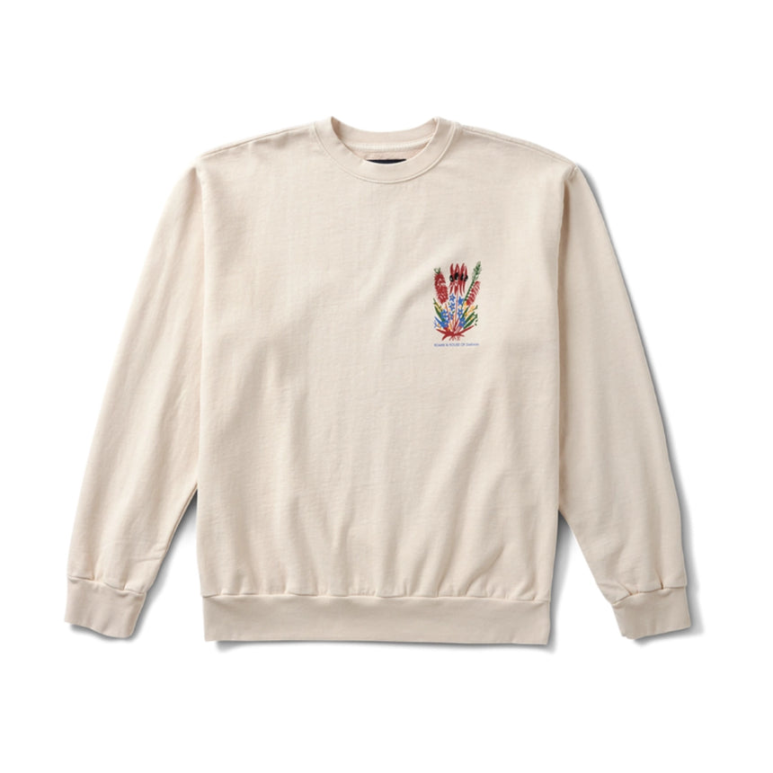 Roark Roark Men's House OF Darwin Crew - Bone Bone M Mens Pullover Hoodies