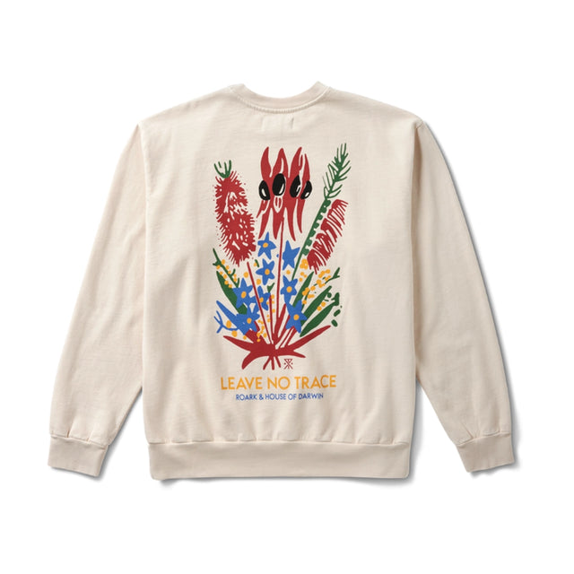 Roark Roark Men's House OF Darwin Crew - Bone Bone M Mens Pullover Hoodies
