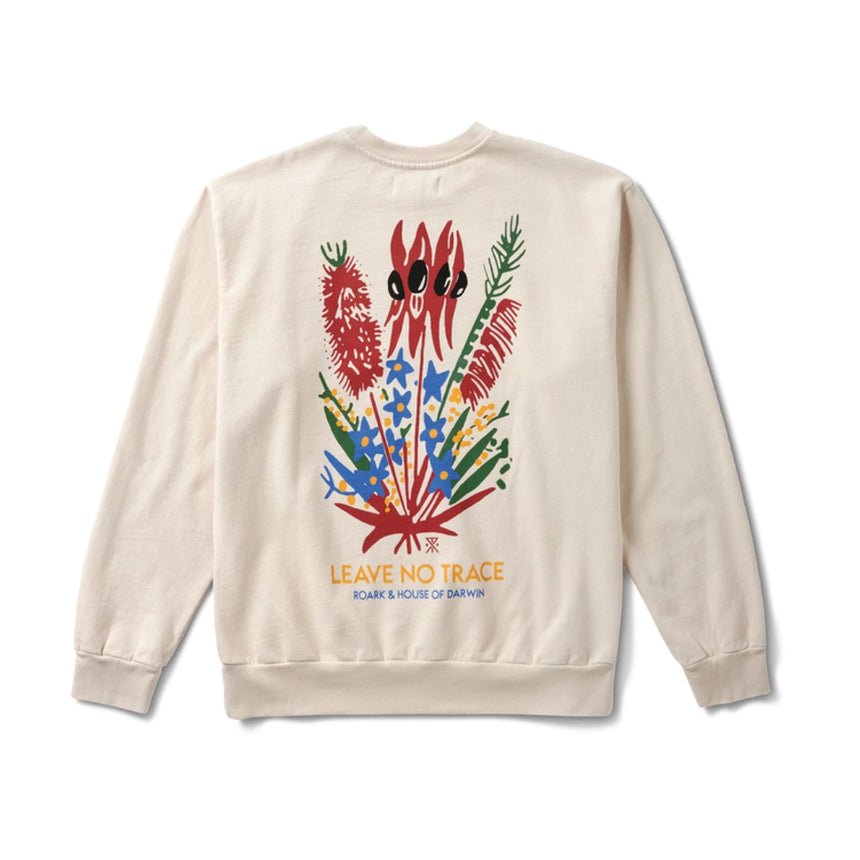 Roark Roark Men's House OF Darwin Crew - Bone Bone M Mens Pullover Hoodies