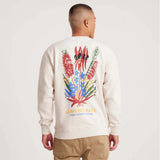 Roark Roark Men's House OF Darwin Crew - Bone Bone M Mens Pullover Hoodies