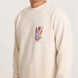 Roark Roark Men's House OF Darwin Crew - Bone Bone M Mens Pullover Hoodies