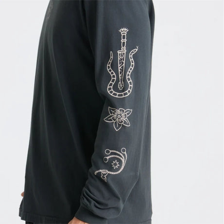 Roark Roark Men's Icons Long Sleeve Shirt - Black Black S Mens Long Sleeve T-Shirts