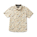 Roark Roark Men's Journey Short Sleeve Woven - Bendik Almond Paste Bendik Almond Paste S Mens Button Up Short Sleeve Shirts