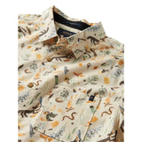 Roark Roark Men's Journey Short Sleeve Woven - Bendik Almond Paste Bendik Almond Paste S Mens Button Up Short Sleeve Shirts