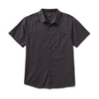 Roark Roark Men's Made To Fade Short Sleeve Woven - Washed Charcoal Washed Charcoal S Mens Button Up Short Sleeve Shirts