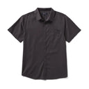 Roark Roark Men's Made To Fade Short Sleeve Woven - Washed Charcoal Washed Charcoal S Mens Button Up Short Sleeve Shirts