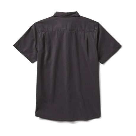 Roark Roark Men's Made To Fade Short Sleeve Woven - Washed Charcoal Washed Charcoal S Mens Button Up Short Sleeve Shirts