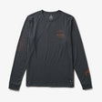 Roark Roark Men's Mathis Active Long Sleeve Shirt - Onyx Onyx S Mens Long Sleeve T-Shirts