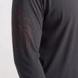 Roark Roark Men's Mathis Active Long Sleeve Shirt - Onyx Onyx S Mens Long Sleeve T-Shirts