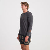 Roark Roark Men's Mathis Active Long Sleeve Shirt - Onyx Onyx S Mens Long Sleeve T-Shirts
