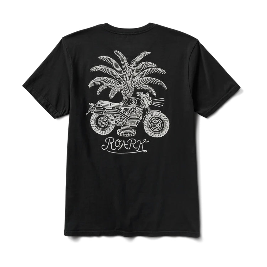 Roark Roark Men's Moto Short Sleeve Shirt - Black Black S Mens T-Shirts