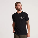 Roark Roark Men's Moto Short Sleeve Shirt - Black Black S Mens T-Shirts