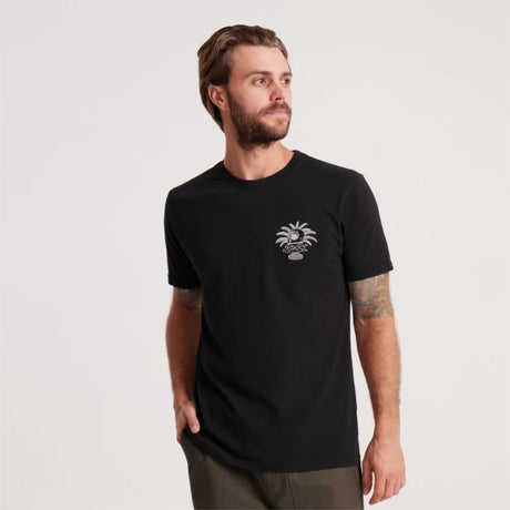 Roark Roark Men's Moto Short Sleeve Shirt - Black Black S Mens T-Shirts