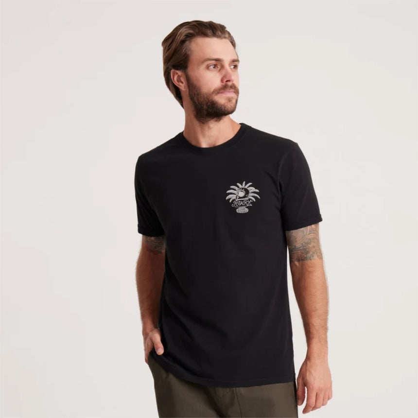 Roark Roark Men's Moto Short Sleeve Shirt - Black Black S Mens T-Shirts