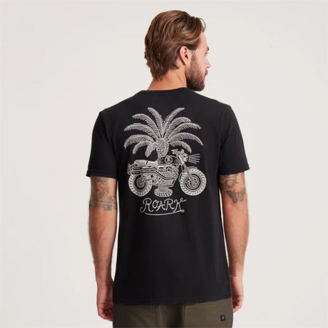 Roark Roark Men's Moto Short Sleeve Shirt - Black Black S Mens T-Shirts