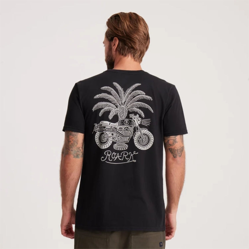Roark Roark Men's Moto Short Sleeve Shirt - Black Black S Mens T-Shirts