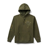 Roark Roark Men's Namastay Here Fleece Hoodie - Military Military S Mens Pullover Hoodies