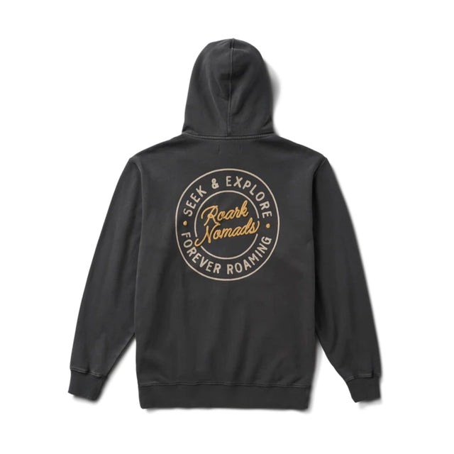 Roark Roark Men's Nomads Badge Fleece - Onyx Onyx S Mens Pullover Hoodies