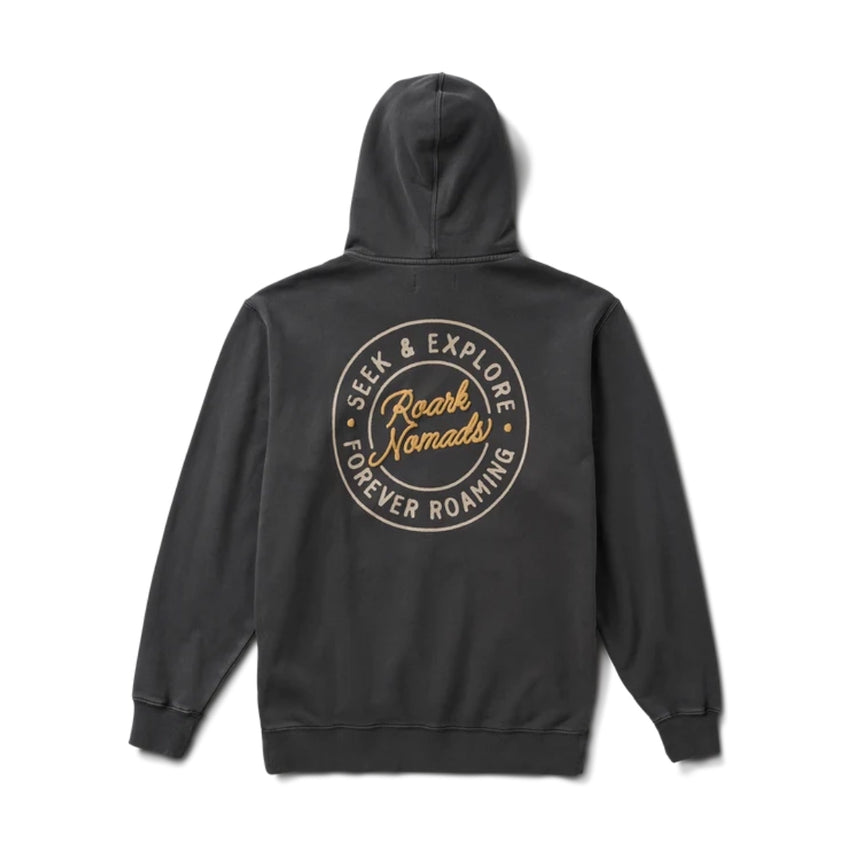 Roark Roark Men's Nomads Badge Fleece - Onyx Onyx S Mens Pullover Hoodies