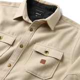 Roark Roark Men's Nordsman Long Sleeve Flannel - Fossil Fossil M Mens Flannel Long Sleeve Shirts