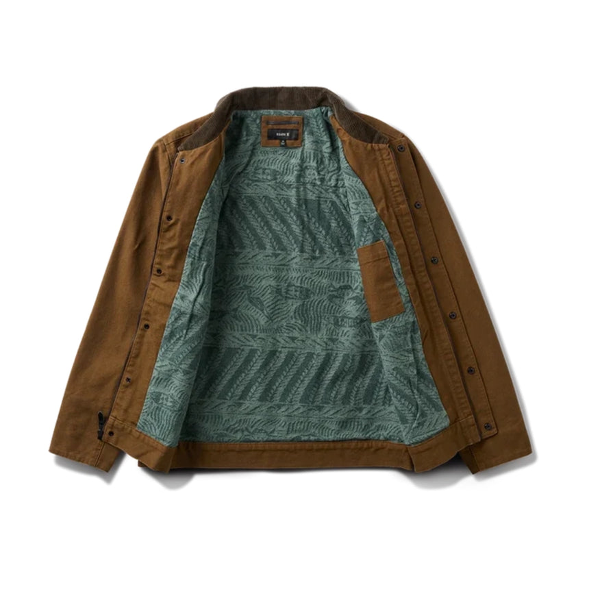 Roark Roark Men's Open Roads Waxed Canvas Jacket - Otter Otter M Mens Street Jackets