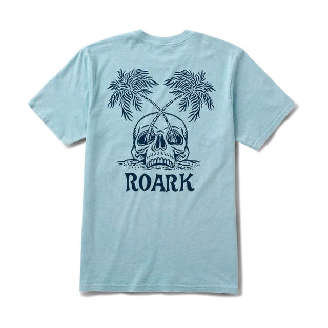 Roark Roark Men's Permanent Vacation Short Sleeve Shirt - Dusty Blue Dusty Blue S Mens T-Shirts