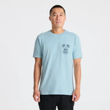 Roark Roark Men's Permanent Vacation Short Sleeve Shirt - Dusty Blue Dusty Blue S Mens T-Shirts