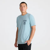 Roark Roark Men's Permanent Vacation Short Sleeve Shirt - Dusty Blue Dusty Blue S Mens T-Shirts