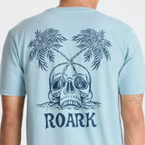 Roark Roark Men's Permanent Vacation Short Sleeve Shirt - Dusty Blue Dusty Blue S Mens T-Shirts