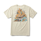 Roark Roark Men's Road Trip Club Short Sleeve Shirt - Ivory Ivory S Mens T-Shirts