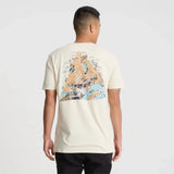 Roark Roark Men's Road Trip Club Short Sleeve Shirt - Ivory Ivory S Mens T-Shirts