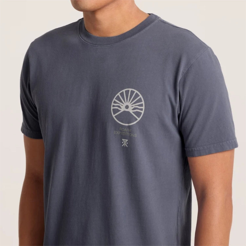 Roark Roark Men's Roark Expeditions Short Sleeve Shirt - Slate Slate S Mens T-Shirts