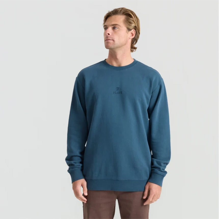 Roark Roark Men's Safe Camp Embroidery Fleece - Navy Navy M Mens Pullover Hoodies