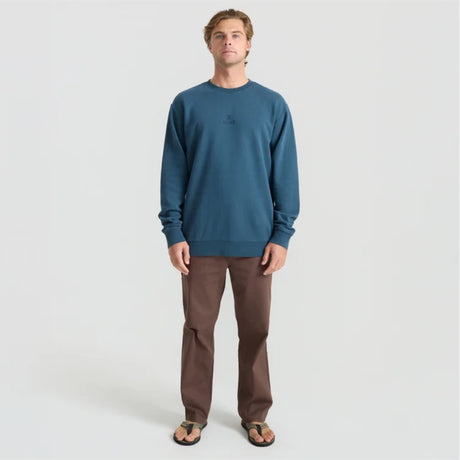 Roark Roark Men's Safe Camp Embroidery Fleece - Navy Navy M Mens Pullover Hoodies
