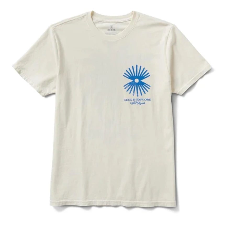 Roark Roark Men's Seek And Explore - Washed Off White Washed Off White S Mens T-Shirts