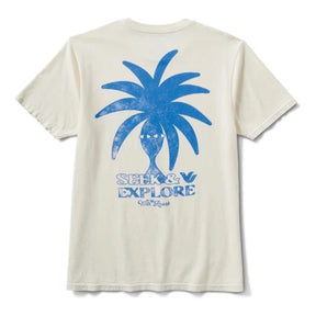 Roark Roark Men's Seek And Explore - Washed Off White Washed Off White S Mens T-Shirts