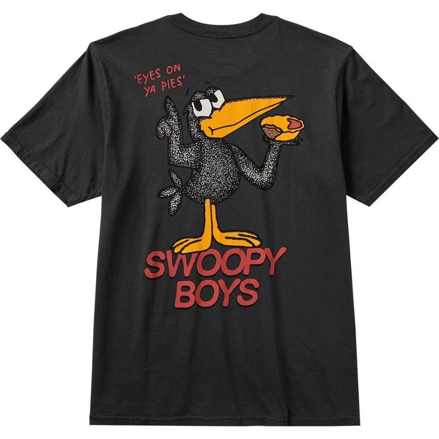 Roark Roark Men's Swoopy Boys Short Sleeve Shirt - Black Black M Mens T-Shirts